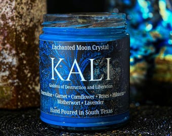 Goddess Kali Candle, Divine Mother, Liberation & Wisdom, Sovereign Presence, Personal Growth