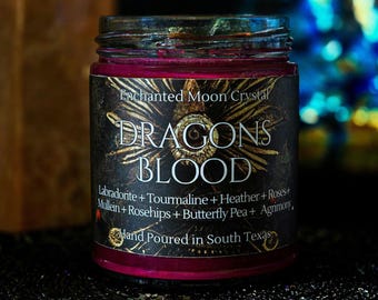 Dragons Blood Candle | Protection Spell Candle | Energy Cleansing | Manifestation Candle | Spiritual Warding | Ritual Candle | Amplifier