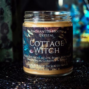 Cottage Witch Candle, Cottagecore, Kitchen Witch, Witchy Gifts, Autumn Witchcraft Supplies, Fall Altar