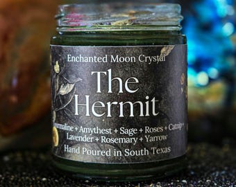 The Hermit Candle | Spiritual Wisdom | Inner Guidance | Higher Self Connection | Spiritual Solitude | Shadow Integration | Archetype