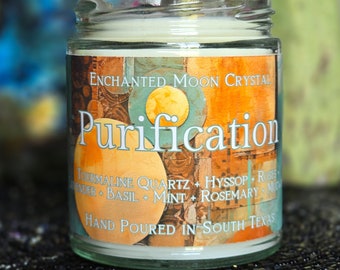 Purification Candle, Spiritual Candles, Healing Energy, Natural Candles, Space Cleansing, Spiritual Guidance, Protection Spell, Aura Cleanse