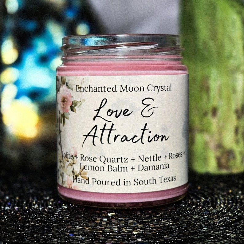 Love and Attraction Candle, Intention Candle, Love Spell, Come to me, Fidelity Spell, Irresistible Attraction Spell, Magnetic Attraction image 6