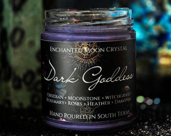 Dark Goddess Candle, Inner Strength, Deep Healing, Archetype, Witchcraft Supplies, Invocation Candle, Intention Setting, Spiritual Awareness