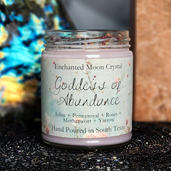 Goddess Of Abundance Candle, Confidence, Self Care, Powerful Feminine Energy, Divine Feminine, Goddess Energy, Manifesting Abundance, Beauty