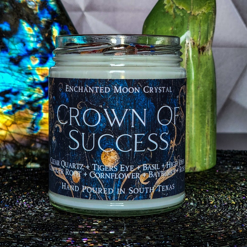 Crown Of Success, Hoodoo, Manifesting, Witchcraft Supplies, Success Spell, Dream Job, Powerful Spell, Intention Candle, Manifest Candle image 9