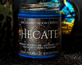 Hecate Candle, Dark Goddess, Witchcraft Supplies, Goddess of Witches, Intention Candle, Underworld, Greek Goddess, Dark Feminine Energy