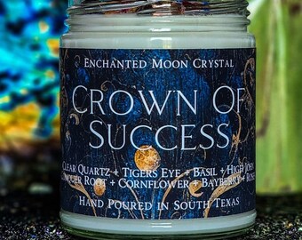 Crown Of Success, Hoodoo, Manifesting, Witchcraft Supplies, Success Spell, Dream Job, Powerful Spell, Intention Candle, Manifest Candle