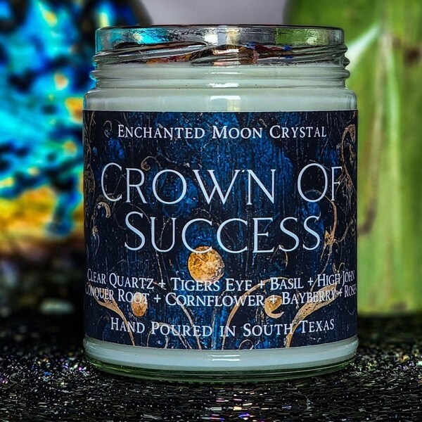 Crown Of Success, Hoodoo, Manifesting, Witchcraft Supplies, Success Spell, Dream Job, Powerful Spell, Intention Candle, Manifest Candle