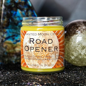 Road Opener Candle, New Opportunity, Hoodoo Candle, Intention Candle, Remove Blocks, Witchcraft Candle, Success Spell, Good Luck, Blessings image 9