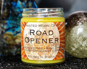 Road Opener Candle, New Opportunity, Hoodoo Candle, Intention Candle, Remove Blocks, Witchcraft Candle, Success Spell, Good Luck, Blessings