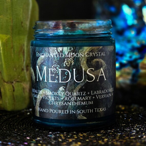 Medusa Candle, Mystical Beauty, Dark Feminine, Divine Feminine, Greek Goddess, Ritual Candles, Protection, Spiritual Growth, Inner Strength