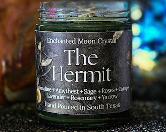 The Hermit Candle, Spiritual Wisdom, Inner Guidance, Higher Self Connection, Spiritual Solitude, Shadow Integration, The Seeker Archetype