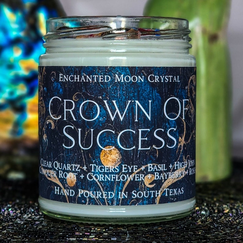 Crown Of Success, Hoodoo, Manifesting, Witchcraft Supplies, Success Spell, Dream Job, Powerful Spell, Intention Candle, Manifest Candle image 4