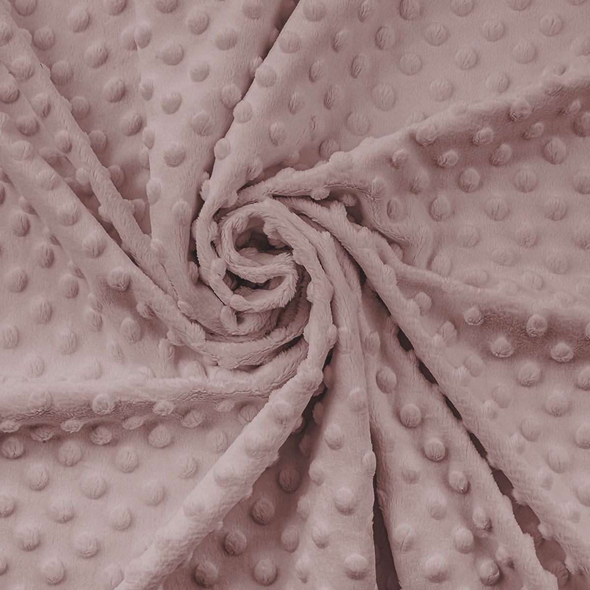 Minky Dots Sepia Rose fabric Premium Quality by the yard OEKO-TEX,380 g/m2,soft minky with dots,cuddle baby minky,Polar Minky 100%Polyester