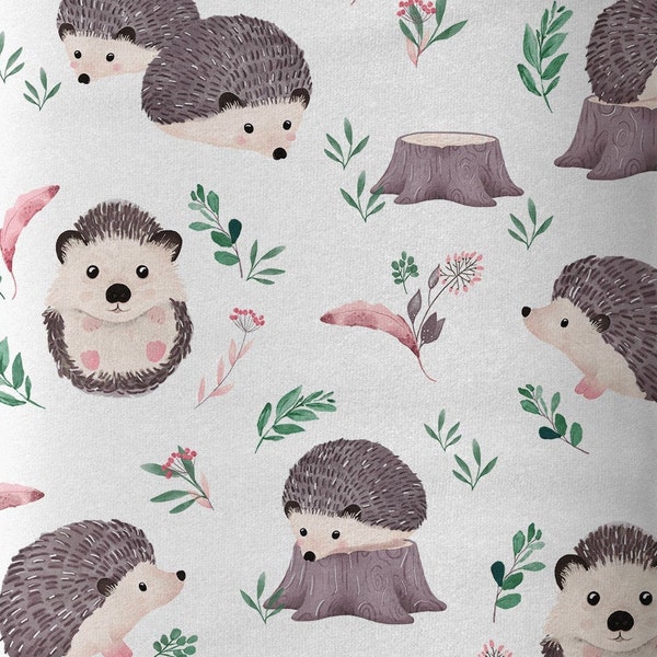 Hedgehog Fabric Etsy