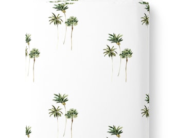 Cotton Fabric Palm tree Miami Premium, Nursery, Premium Digital Print Cotton, for Baby Blanket,material by the yard