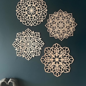 New 30cm Mandala wall art, wooden mandala, geometric wall art, mandala wall decor
