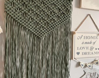 Macrame wall hanging, boho wall hanging, handmade macrame, available in various sizes and colours