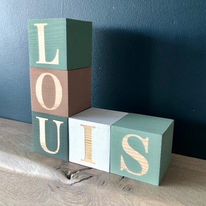 Wooden letter blocks, name blocks, new baby gift, christening gift, personalised room decor, personalised wooden blocks, alphabet blocks