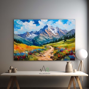 Wetterhorn Peak Colorado Fourteeners Home Decor, CO 14er, Maximalist Decor, Dopamine Decor, Above Bed Decor, Anniversary Gift, Birthday Gift