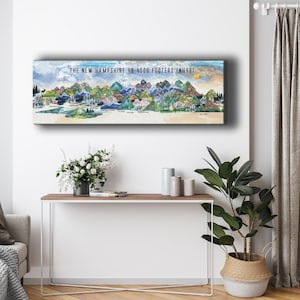 4000 Footer NH48, NON-TRACKER, White Mountains Art, New Hampshire Peaks, NH High Points, White Mountains, Apartment Decor, Above Bed Decor