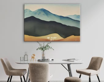 Mount Diablo California Home Wall Art Decor, State Park, Minimalist, Dopamine Decor, Apartment Decor, Maximalist Boho Decor, Birthday Gift