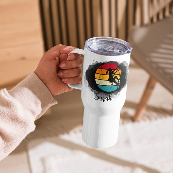 Tazza personalizzata per arrampicata su roccia Bicchiere termico  personalizzato per alpinisti Tazza da caffè isolata in acciaio inossidabile  per alpinismo regalo -  Italia