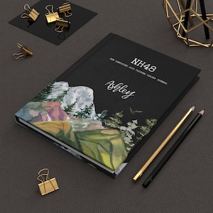 Personalized NH48 New Hampshire 4000 Footers Hiking Journal, White Mountains Lined Notebook, Peakbagging Blank Notes Diary, Gift for Hikers