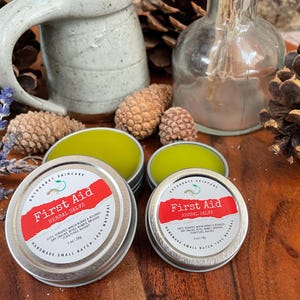 First Aid Herbal Infused Salve for Hikers - All purpose Balm for Wounds, Scrapes, Cuts, and Bites - Ointment Skincare Gift for Adventurers