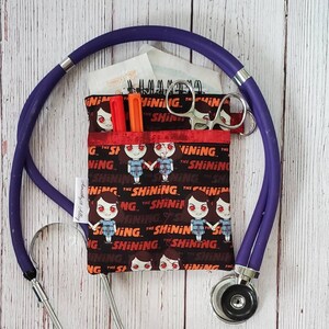 Nurse Scrub Pocket Organizer • Purse organizer • Nurse Gift • Nurse Graduation, Nurse Clinical Tool, RN, Cna, LPN, Vet Tech. Horror Theme