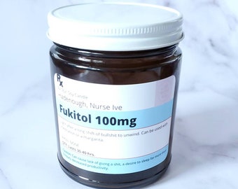 Fukitol Nurse Candle©, Adult Humor Nurse Candle, Eucalyptus & Spearmint Candle Gag Gift for Nurse Healthcare Worker, Essential Employee Gift Fukitol Nurse Candle©, Adult Humor Nurse Candle, Eucalyptus & Spearmint Candle Gag Gift for Nurse Healthcare Worker, Essential Employee Gift