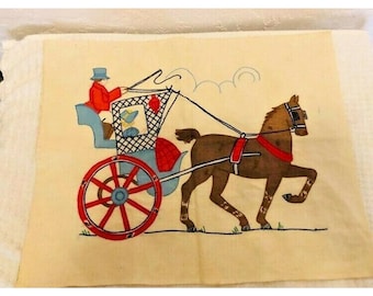 Vintage 1940s Nursery Motifs,Superior Transfer Design For Infants And Toddlers # 164,Use on crib spreads,carriage covers,scarfs,pillows,bibs