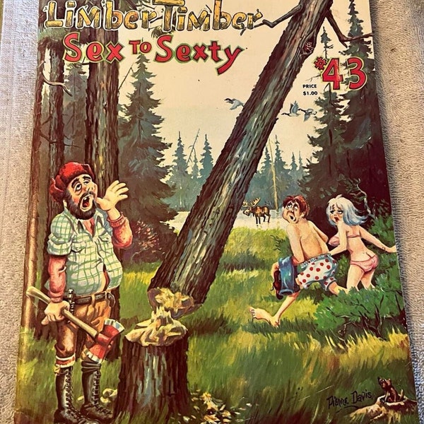 Vintage Limber Timber Adult Humor Comic Book #43 1972