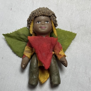Miniature Flower Fairy Nut Baby Doll Hand Made