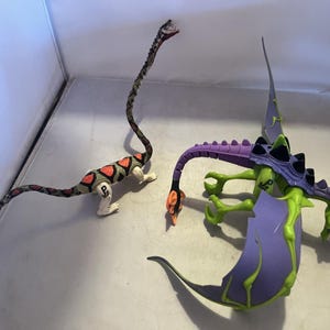 1997 Kenner Jurassic Park Chaos Effect Ankyloranodon W/tail Club