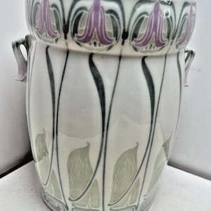 Georges de Feure L'Art Nouveau Vase 8" C1900 Porcelain