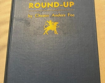 Rimes O 'Round Up von Chester Anders Fee 1935 Portland ODER Cowboy Poetry