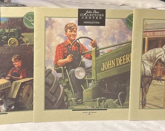 3er Set John Deere Collector Center Newsletter Sonderausgaben 2000-2001