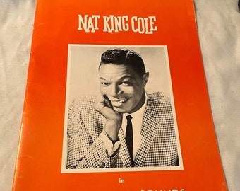 Nat King Cole bezienswaardigheden en geluiden tourboekje uit de jaren 60
