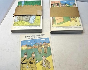 Private Breger NOS Postcards Original Packages!