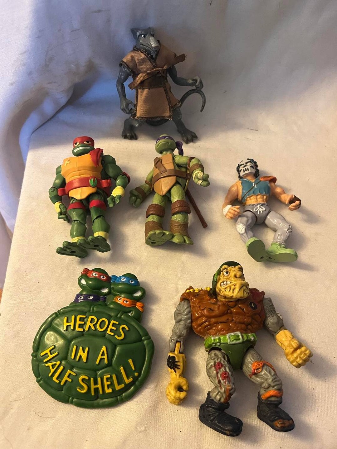 Vintage TMNT Action Figures 4 Ninja Turtles Etsy