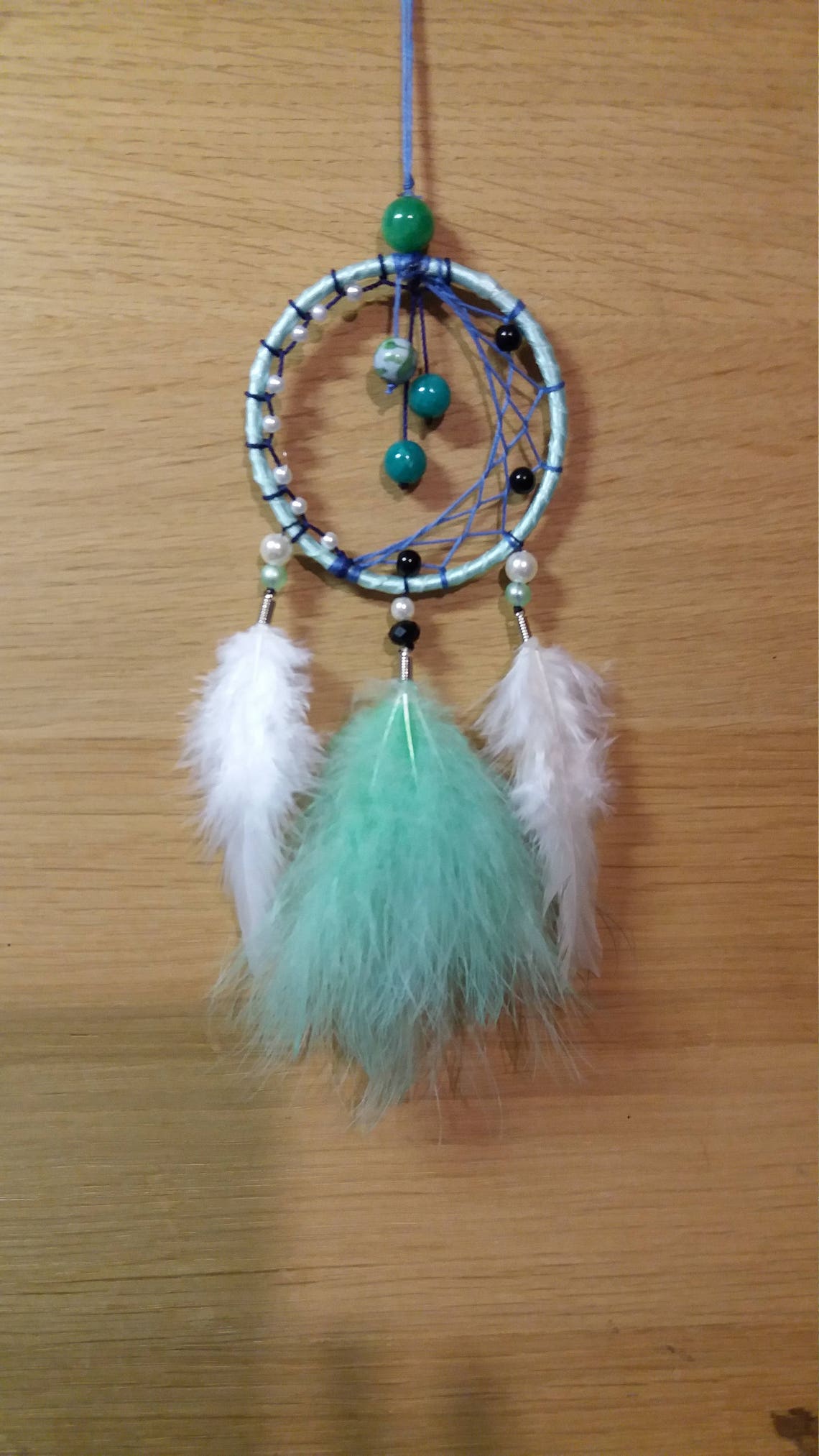 Blue Dreamcatcher Small Dream Catcher Car Hanging Car Dream Etsy