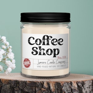 MORNING BREW, Hazelnut Coffee Candle, Christmas Candles, Fall Candles, Winter Candles, Coffee Candles, Soy Candles, Vegan Candles, Coffee