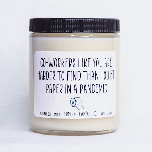 Coworker Candle Coworker Gift for Coworker Funny Coworker Etsy