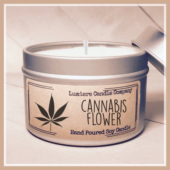 hemp Scented Soy candle Container Candles Home Décor