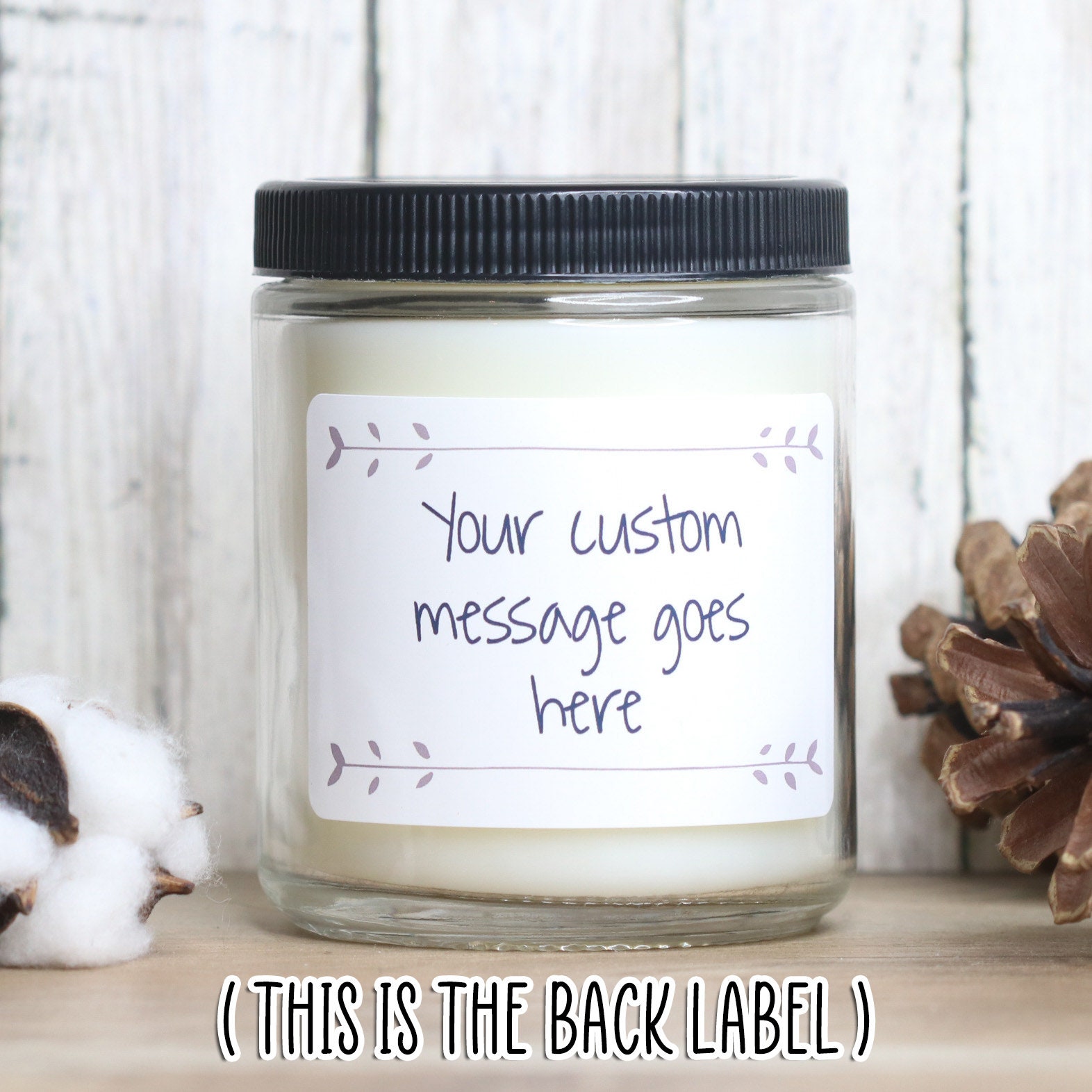 BUG OFF Scented Soy Candle Citronella Candle Bug Repellent Etsy