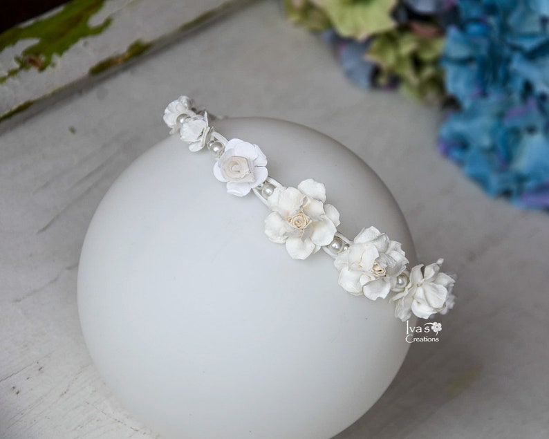 first communion hair wreath