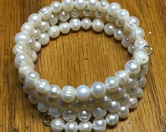 Classy Pearl Wrap Bracelet