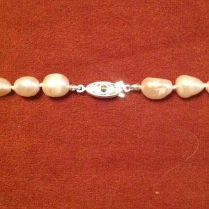 White Cultured Pearl Necklace image 3