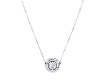 Collier chaîne ras de cou médaille GAÏA en Argent 925